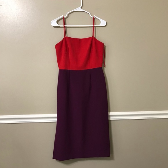 Milly Cady Two Tone Pencil Dress - Picture 2 of 7